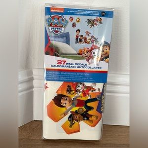 Paw Patrol 37 peel & stick removable & reusable wall decals. No sticky residue.